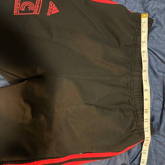 Adidas X Calabasas Track Pants Yeezy 3 Stripes Red/Black Season 4 Unisex 2XL - Picture 3 of 5